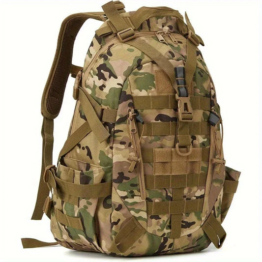 40L Tactical Backpack for Men Camping Hiking Backpacks Reflective Outdoor Travel Bags Survival Molle Climbing Rucksack Bag