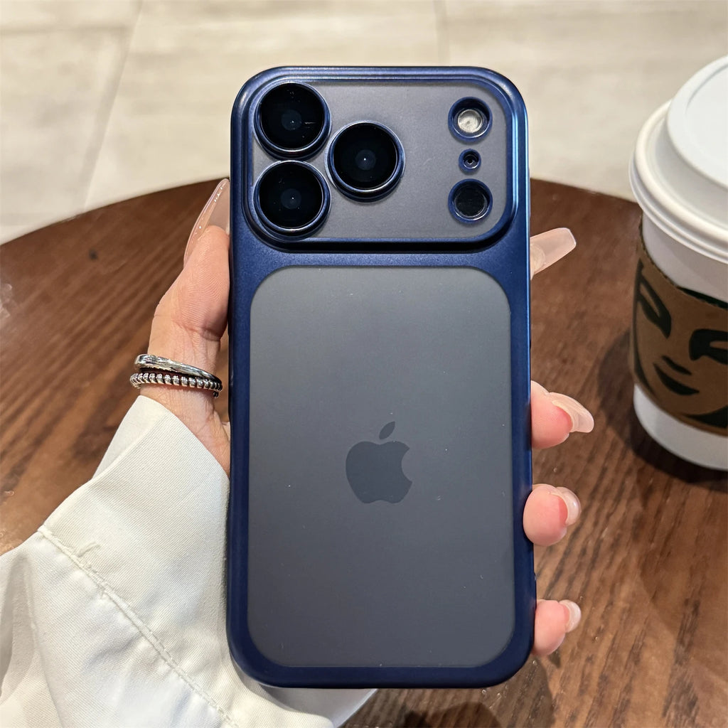 Official Ultra-thin Phone Case for iPhone 17 Air 16E 14 15 16 13 Pro Max Plus 16Pro 17Pro Max Matte Shockproof Protector Cover