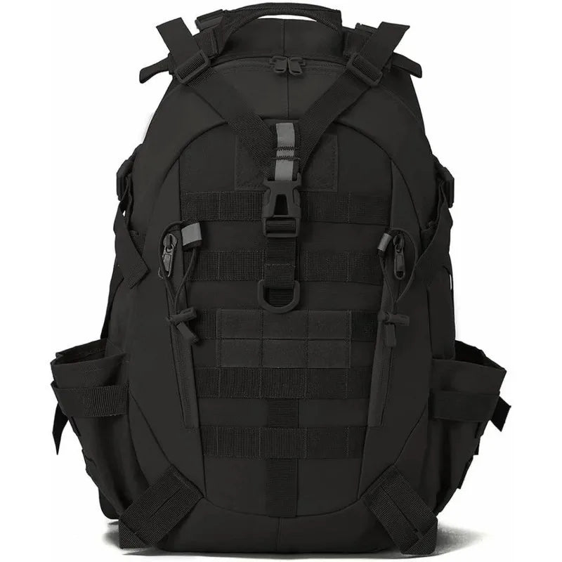 40L Tactical Backpack for Men Camping Hiking Backpacks Reflective Outdoor Travel Bags Survival Molle Climbing Rucksack Bag black