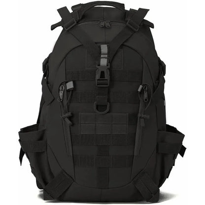 40L Tactical Backpack for Men Camping Hiking Backpacks Reflective Outdoor Travel Bags Survival Molle Climbing Rucksack Bag black