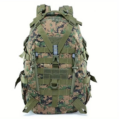 40L Tactical Backpack for Men Camping Hiking Backpacks Reflective Outdoor Travel Bags Survival Molle Climbing Rucksack Bag Jungle Digital