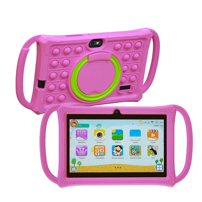 Kids Tablet 7.0 Inch Android 12 Quad Core 4GB RAM+64GB ROM 4500mAh Dual Camera WiFi Parental Control