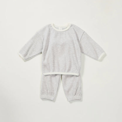 Waffle Pullover & Pants Set