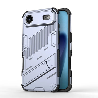 Shockproof Phone Case For iPhone 17 Air Phone Holder Armor PC Full Cover Back Case iPhone17 Pro Max Cover For iPhone 17 Air Case Gray