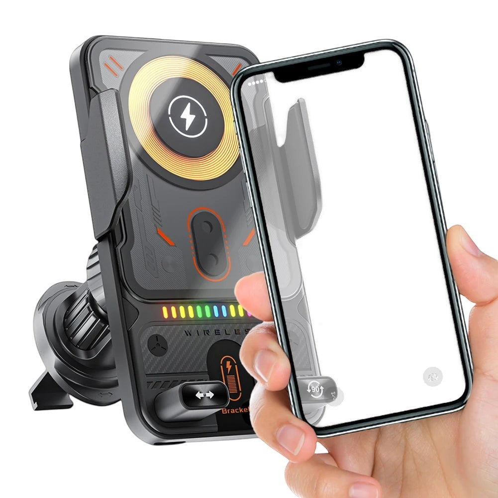 Automatic Clamping Wireless Car Charger Mount