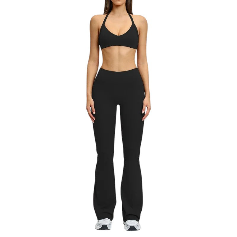 Comfort Women's High Waisted Flare Yoga Pants