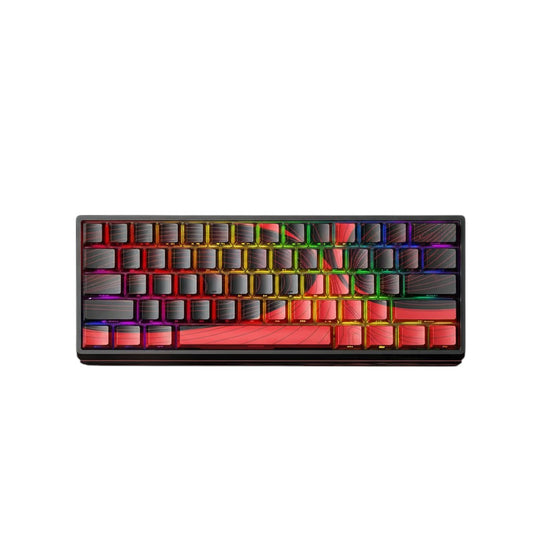 COMFORTH 61-key mechanical gaming keyboard with RGB backlighting and ABS plastic keycaps. Features a monochrome backlight.