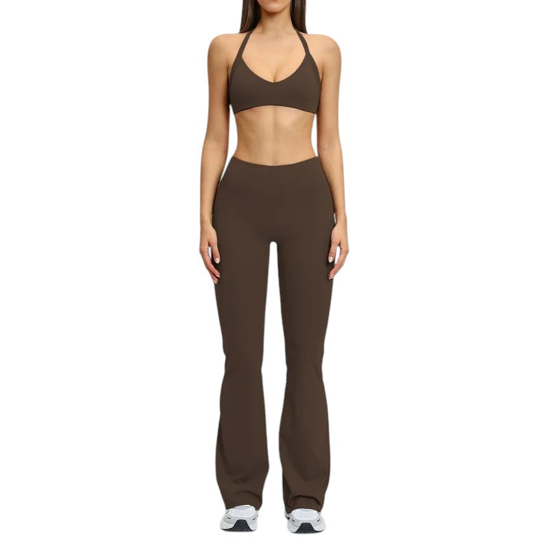 Comfort Women's High Waisted Flare Yoga Pants
