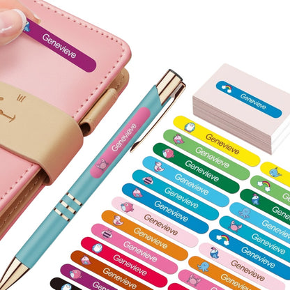 Personalized Name Labels For School Supplies