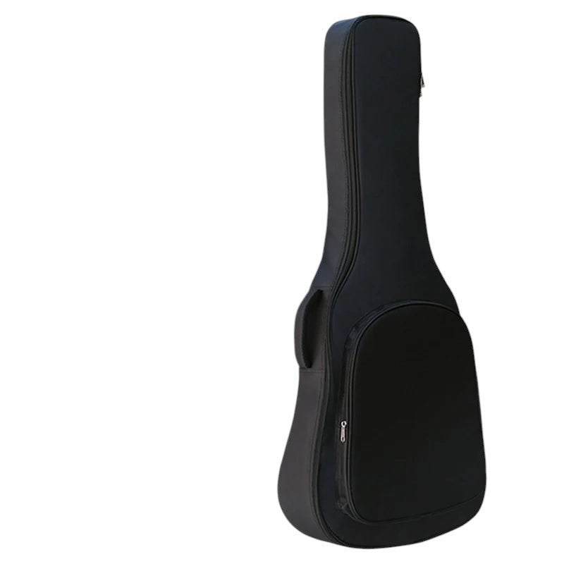 COMFORTH padded black guitar gig bag with carrying handle and accessory pocket