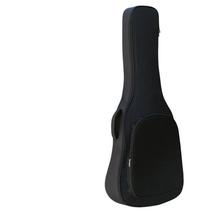 COMFORTH padded black guitar gig bag with carrying handle and accessory pocket