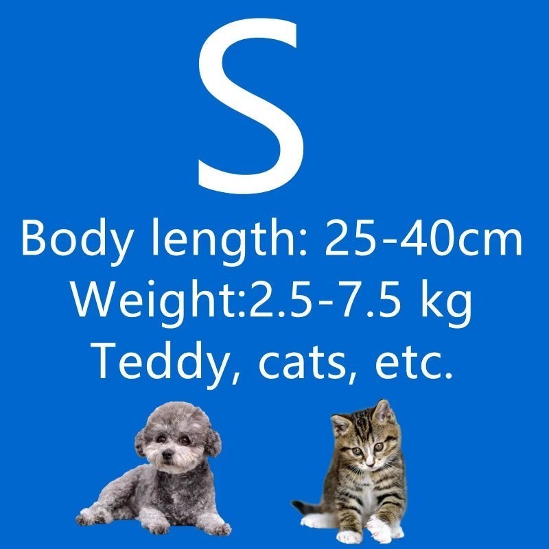 COMFORT pet drying bag for small dogs and cats, size S, 25-40cm body length, 2.5-7.5kg weight.