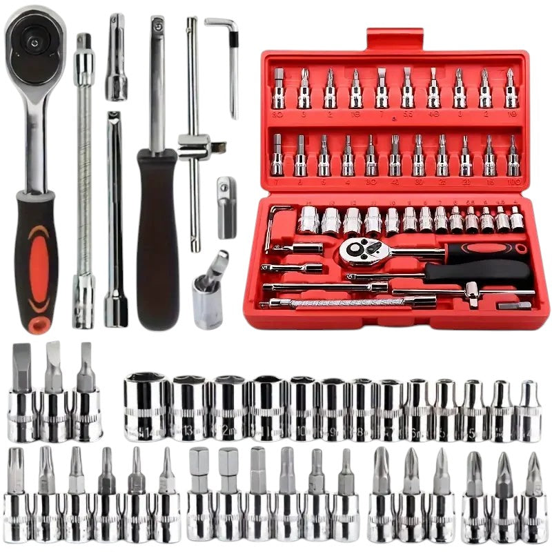 COMFORT 40 Piece Socket and Ratchet Wrench Set
