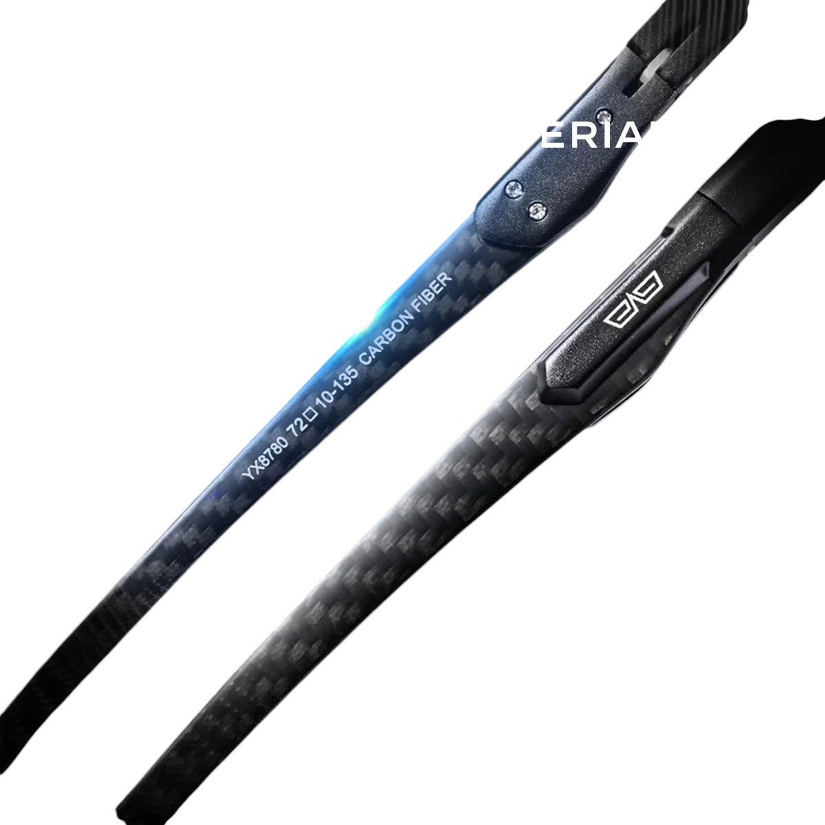 COMFORTH Sport Performance Sunglasses with carbon fiber accents and black frames. Lightweight and durable.
