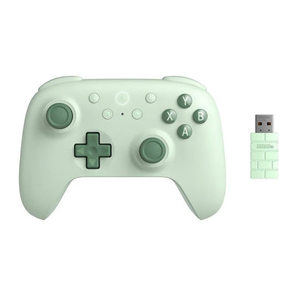 COMFORTH Ultimate 2C Wireless Gaming Controller in pastel mint with responsive buttons and analog sticks. Includes 2.4G wireless USB adapter.