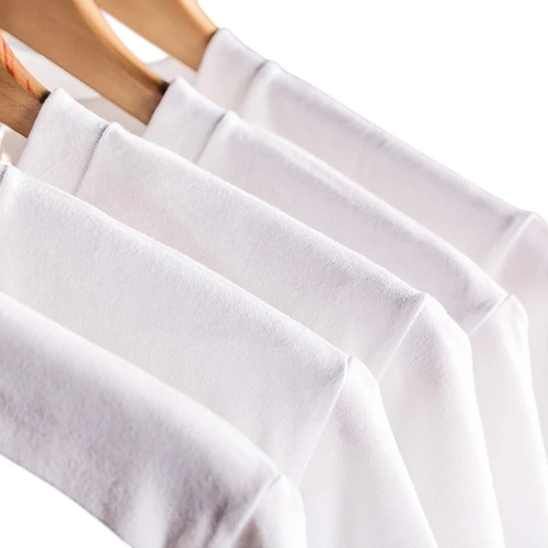 COMFORTH men's white cotton short sleeve t-shirt, crew neck, casual wear