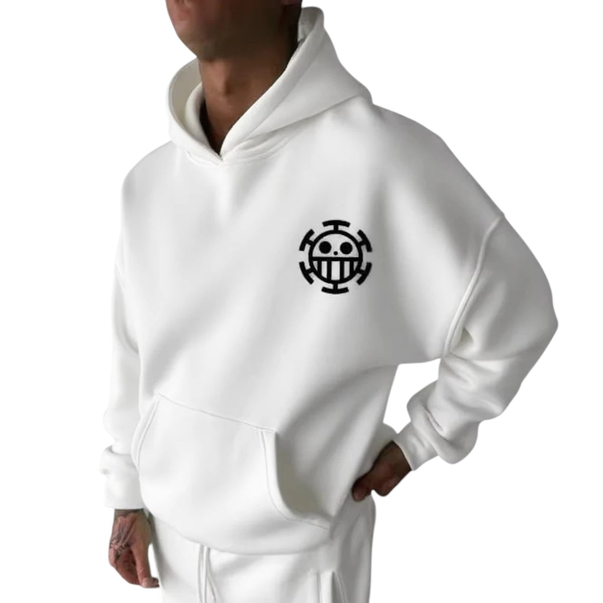 Comfort Anime Graphic Hoodie With Pocket