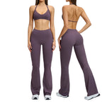 Comfort Women's High Waisted Flare Yoga Pants