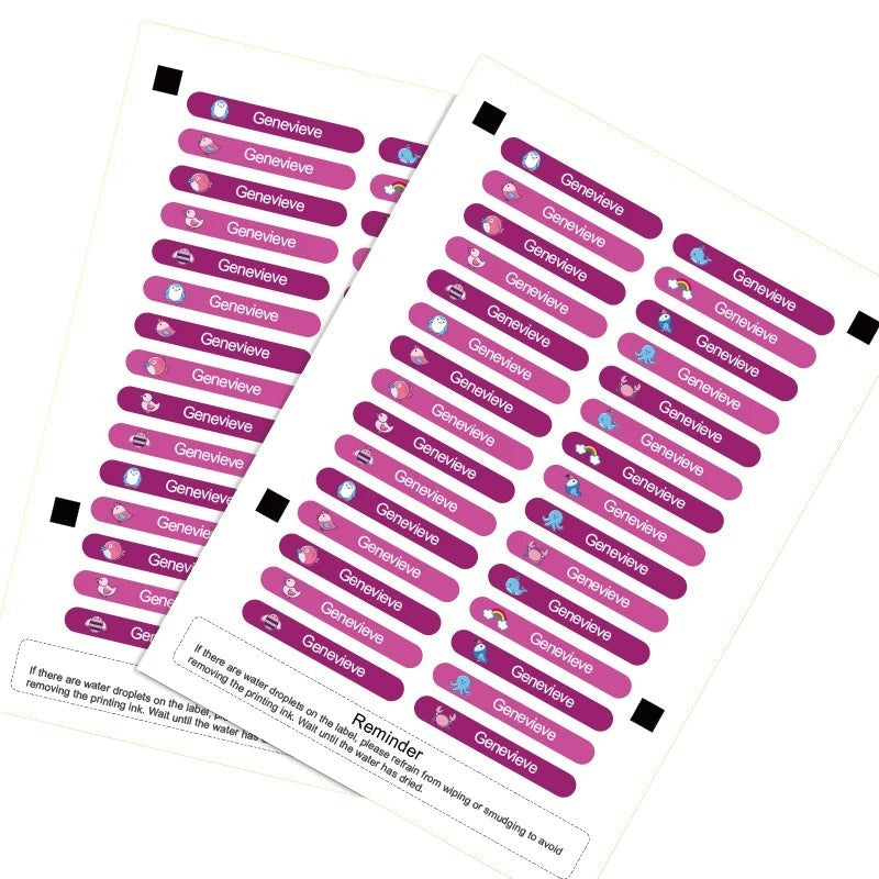 Personalized Name Labels For School Supplies 3.6x0.5CM United States