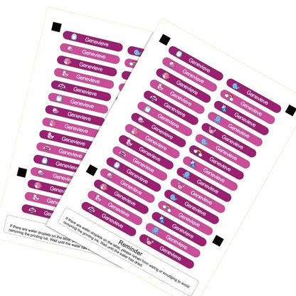Personalized Name Labels For School Supplies 3.6x0.5CM United States