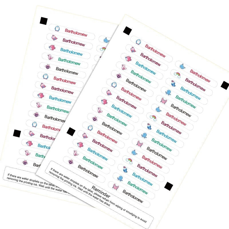 Personalized Name Labels For School Supplies 3.6x0.5CM United States