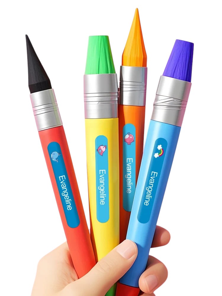 Personalized Name Labels For School Supplies
