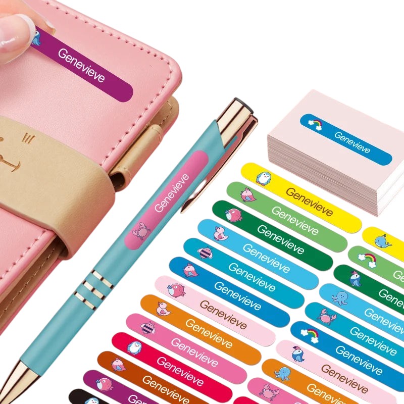 Personalized Name Labels For School Supplies