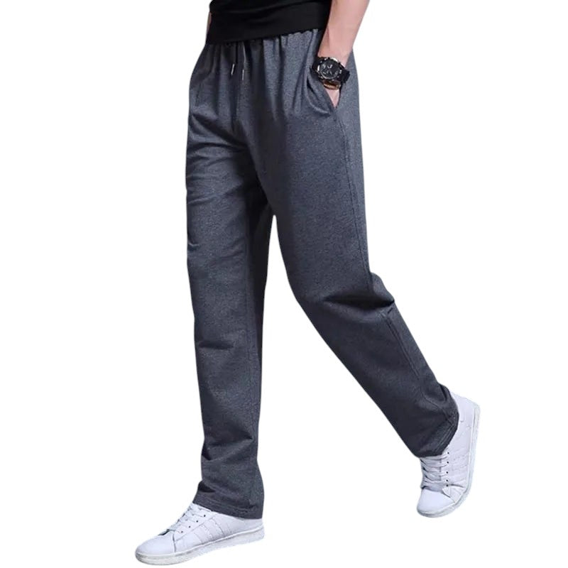 COMFORTH Men's charcoal grey athletic sweatpants with drawstring waist and side pockets.