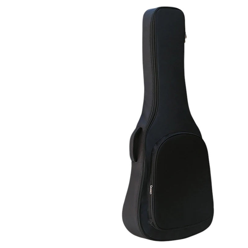 COMFORTH padded black guitar gig bag with carrying handle and accessory pocket