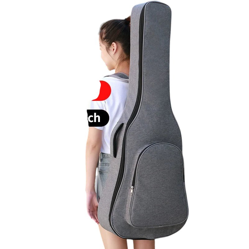 COMFORTH grey padded guitar gig bag with carrying handle and accessory pocket