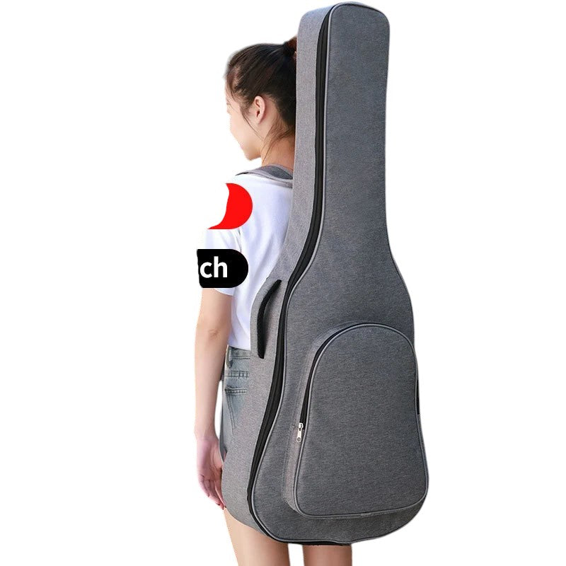 COMFORTH grey padded guitar gig bag with carrying handle and accessory pocket