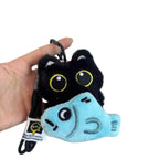 Plush Cat Keychain Charms Set