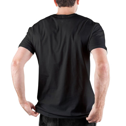 COMFORTHere black cotton t-shirt with Tazmanian Devil graphic on front. Relaxed fit, short sleeves.