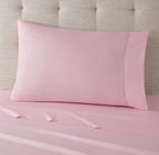 Pink Wildflower 7-Piece Bedding Set for Girls - Full Size