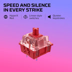 Alloy Origins Core Tenkeyless Mechanical Gaming Keyboard with RGB LED Backlighting, Customizable Software Controls, and Linear  Red Switches - Black