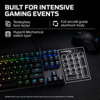Alloy Origins Core Tenkeyless Mechanical Gaming Keyboard with RGB LED Backlighting, Customizable Software Controls, and Linear  Red Switches - Black